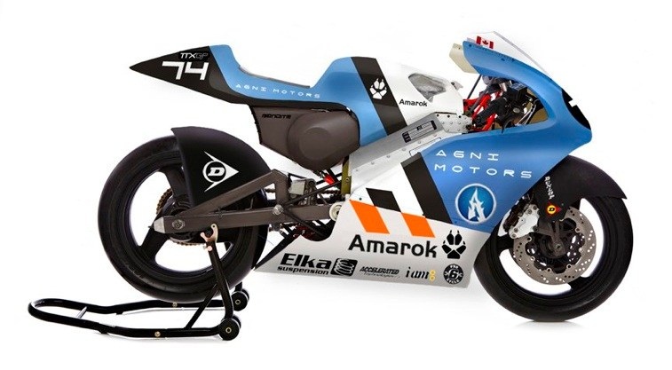 Гоночный электроцикл Amarok P1A 2013