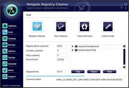 NETGATE Registry Cleaner 4.0.805.0