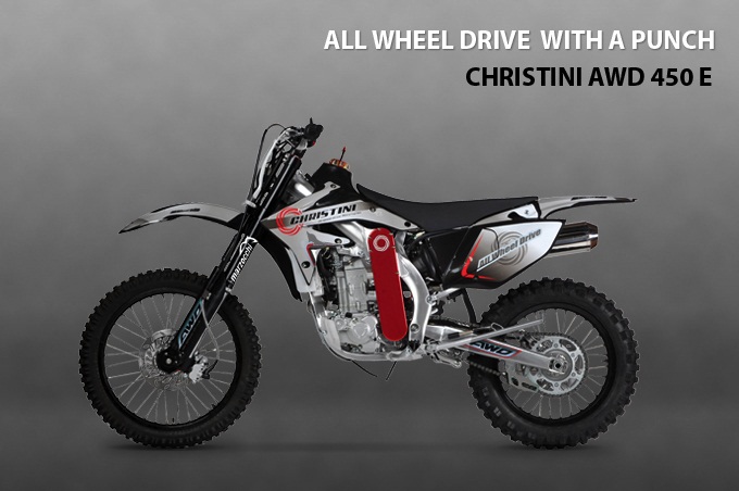 Полноприводный мотоцикл Christini AWD 450 Enduro (AWD 450E) 2013