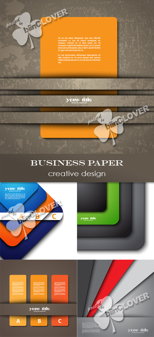 Business paper creative design 0360