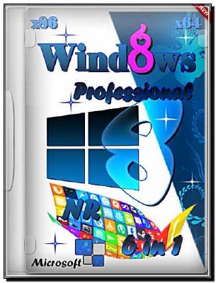 Windows 8 Professional x86/x64 NR 6 in 1 (2013) Rus
