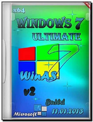 Windows 7 SP1 x64 Ultimate WinAS v2 build 11.01.2013 (2013/RUS)