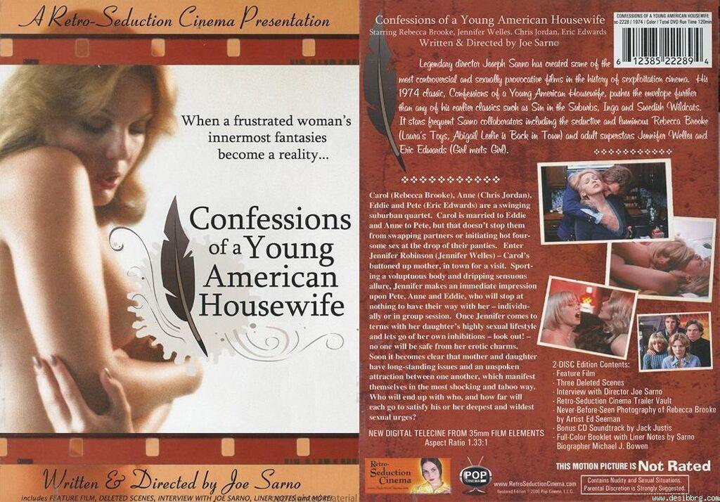 Confessions of a Young American Housewife\A.K.A. Confession of an American Housewife, Echa /     (Joseph W. Sarno, Seymour Borde & Associates) [1974 ., ALLSEX, GRUPP, INCEST, SOLO, ANAL, ORAL, EROTIC DRAM, D