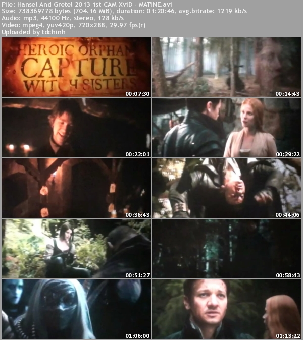 Hansel & Gretel Witch Hunters 2013 French Dvdscr Xvid -Wtf
