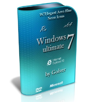 Windows 7 Ultimate x64 AeroBlue by Golver 01.2013 RUS