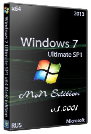 Windows 7 Ultimate SP1 x64 MoN Edition 1.0001 (RUS/2013)