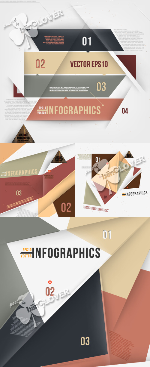 Abstract banner design for infographics 0373