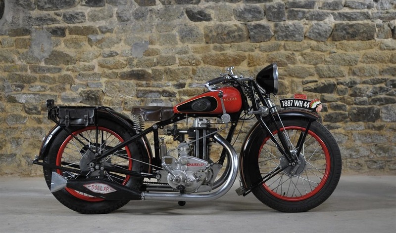 Старинный мотоцикл Dollar S3 1930