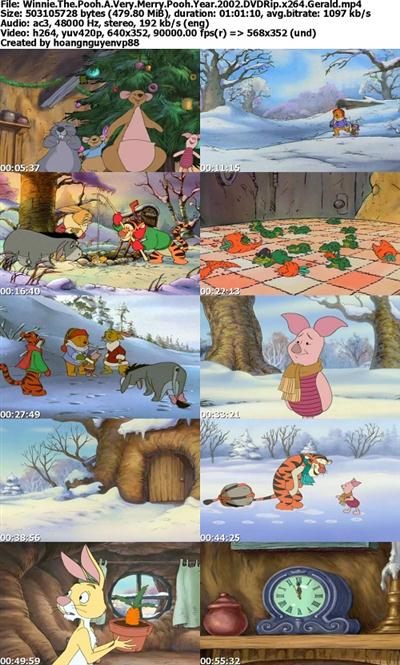 Winnie the Pooh A Very Merry Pooh Year 2002 DVDRip