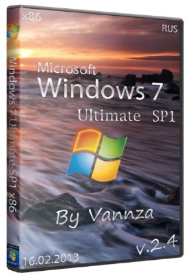 Windows 7 Ultimate SP1 x86 by Vannza v 2.4 (2013/RUS)