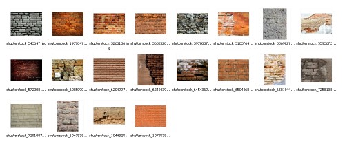 Stock Photos - Stone and Brick Walls