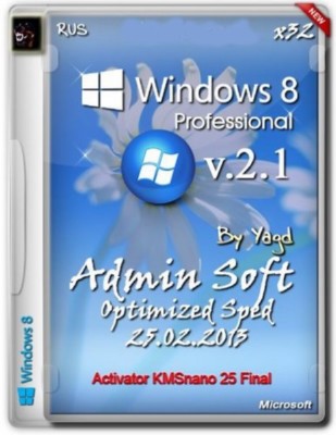 Windows 8 Professional Admin Soft by Yagd v.2.1 (x86/2013/RUS)