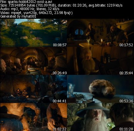 The Hobbit An Unexpected Journey (2012) DVDRip XviD.AC3 - CXPN