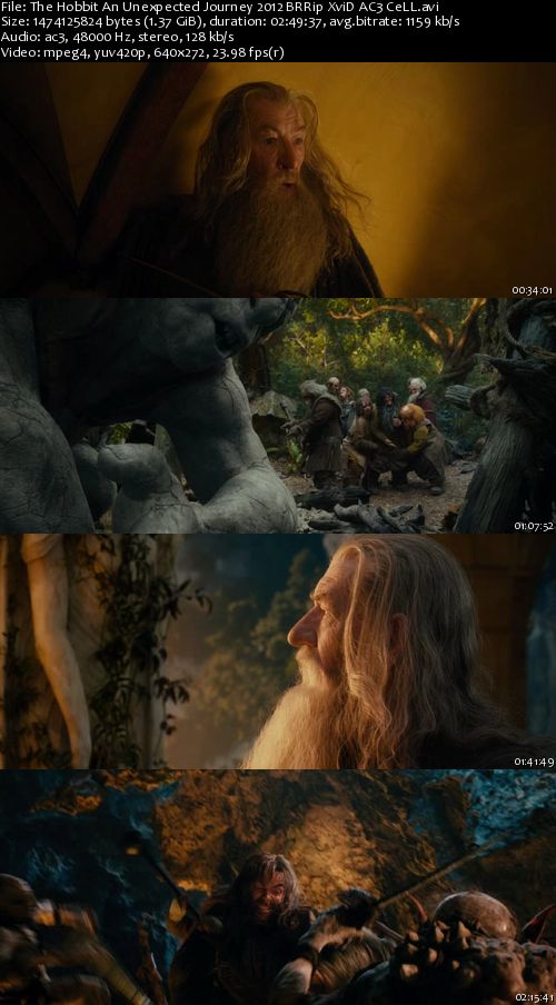 The Hobbit An Unexpected Journey 2012 BRRip XviD AC3-CeLL