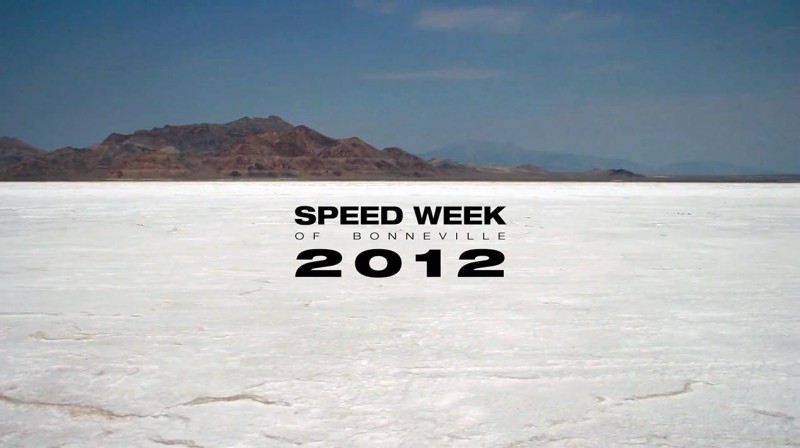 Speed Week 2012 на озере Бонневиль (видео)