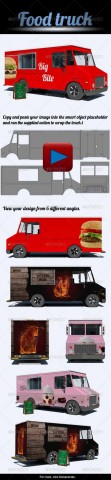 GraphicRiver - Food Truck Mock-Up