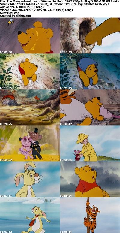 The Many Adventures of Winnie the Pooh 1977 720p BluRay X264 AMIABLE