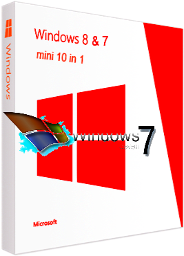 Windows 7 & 8 (10in1) mini by Bukmop [x86+x64] (2013) Русский