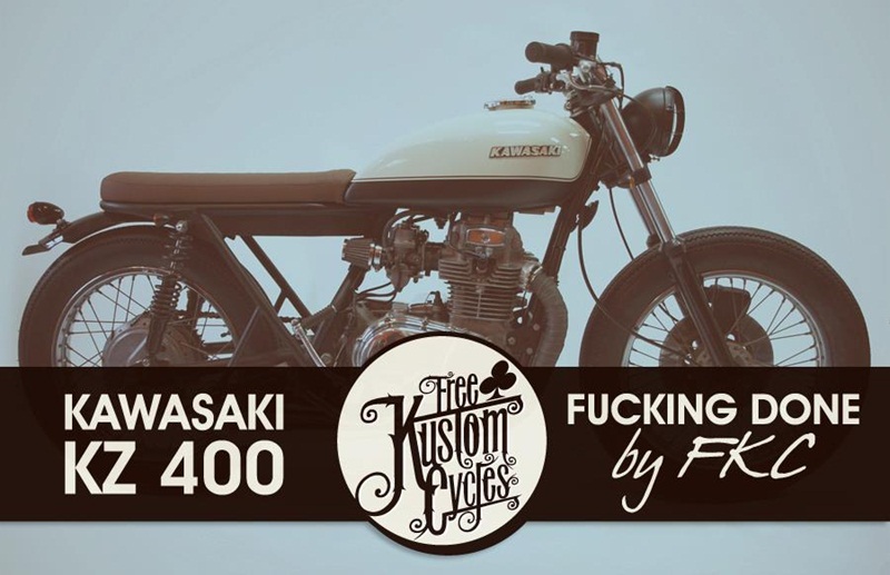 Кастом Kawasaki KZ400 - Free Kustom Cycles