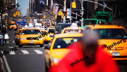 Video Footage - NYC Taxis Full HD 1080p