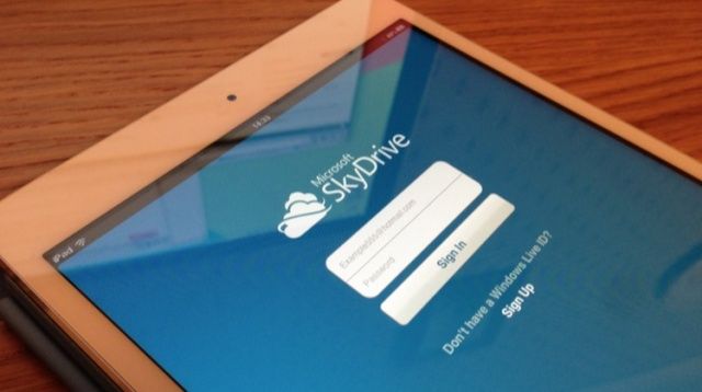 Apple   SkyDrive  iOS