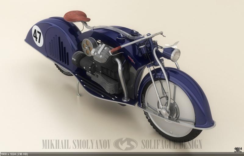 Михаил Смолянов: концепт мотоцикла VSN 47