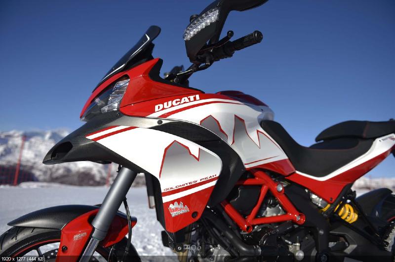 Новый мотоцикл Ducati Multistrada 1200 S Dolomites Peak Edition 2013